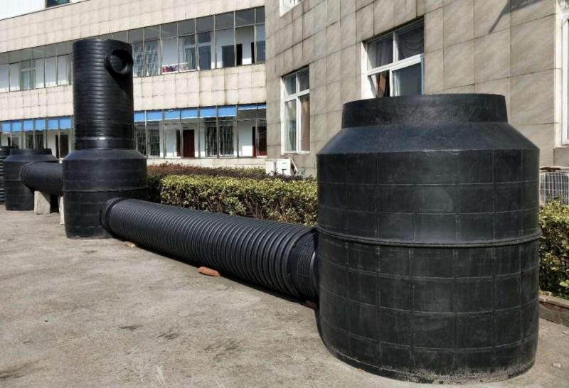 排水用（yòng）改（gǎi）性（xìng）高密度聚乙烯（HDPE-M)一體（tǐ）化檢查井